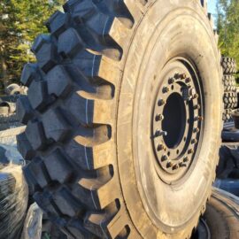 16.00R20 Michelin XZL on MRAP Wheel