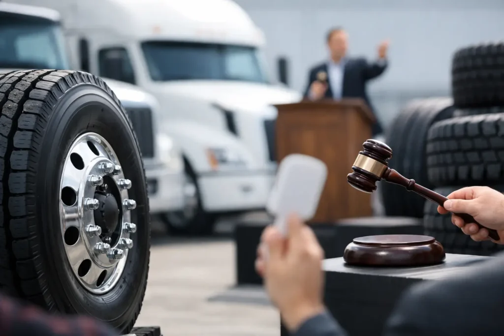 Commercial Truck Tire Auctions Explained