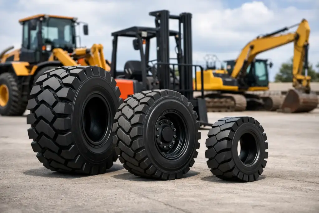 Industrial Tire Sizing Guide for Working Equipment