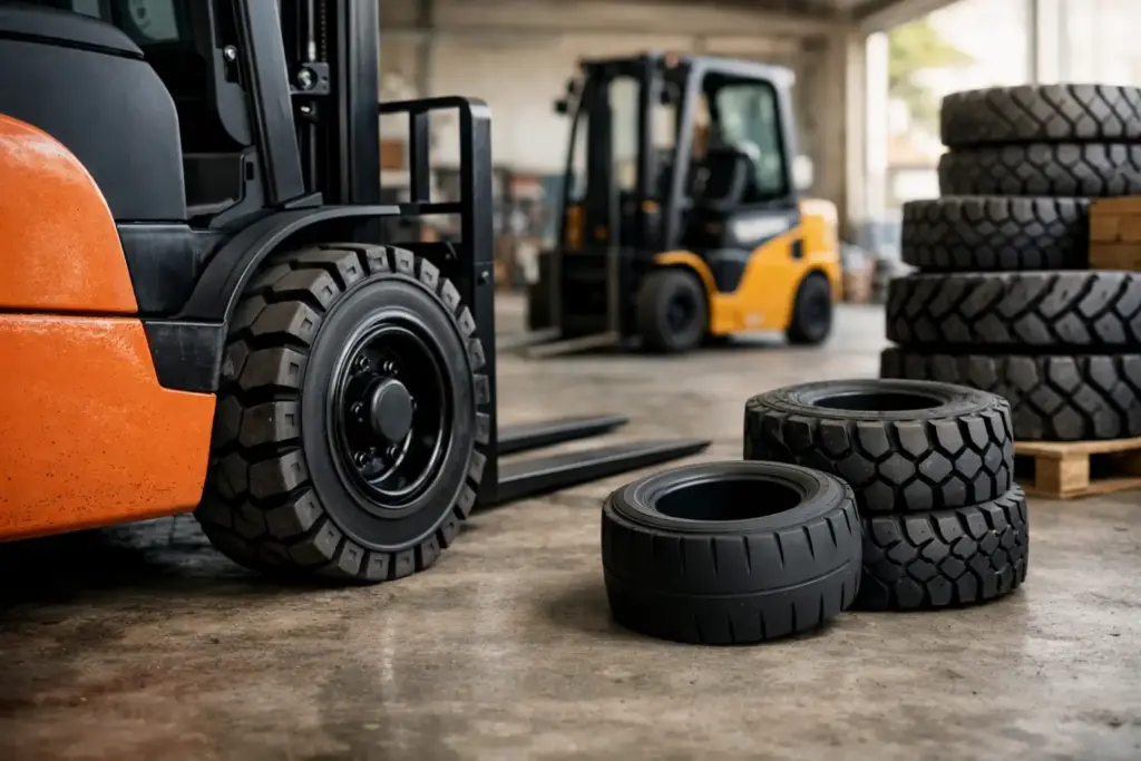 Forklift Tires That Match Your Workload