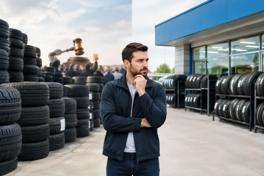 Tire Auctions Versus Dealers for Serious Buyers